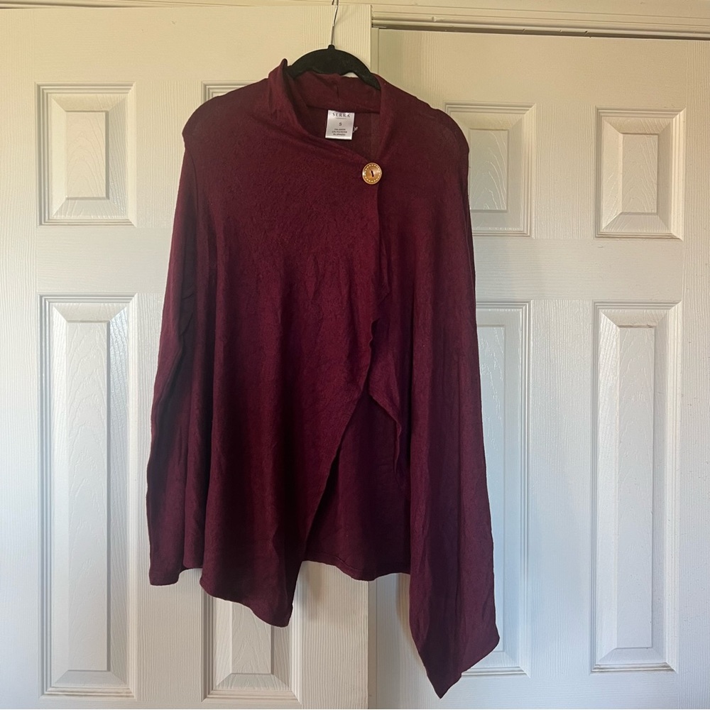 long sleeve poncho sweater